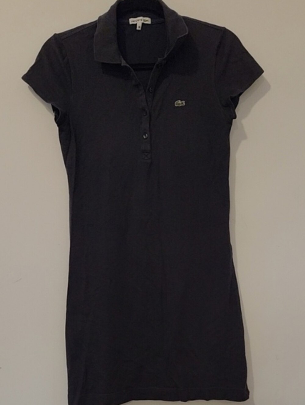 Lacoste polo dress navy blue size 36